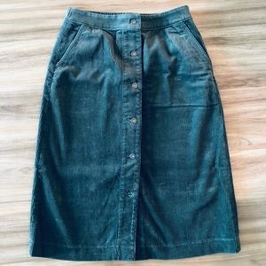 Uniqlo skirt, size M, color dark olive.